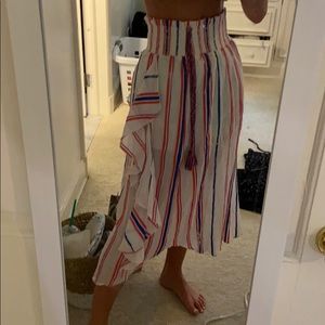 Red Carter Beautiful Midi Skirt